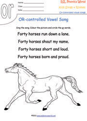or-controlled-vowel-song-worksheet